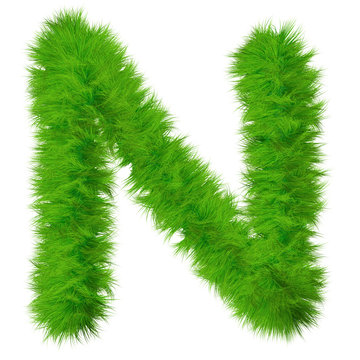 High resolution grass font isolated on white background