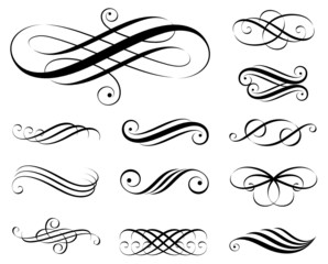 Poster - Set of Elegance Elements.