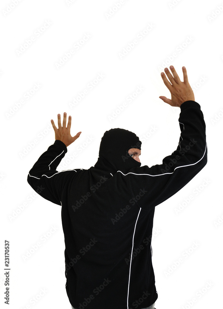 Haut les mains Stock Photo | Adobe Stock