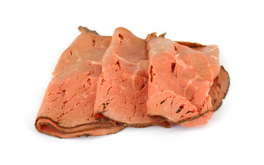 Deli cut rare roast beef