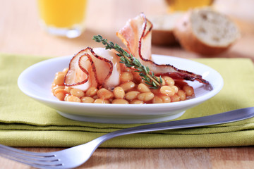 Poster - Baked beans and bacon