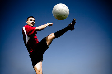 Wall Mural - soccer player