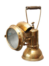 Ancienne Lampe De Mineur Au Carbure - Outil Primitif Original - Début XXe