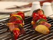 grilled vegetables shish kebab