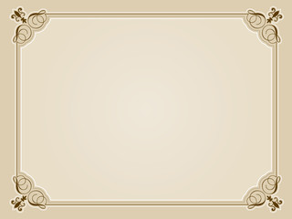 Blank certificate background