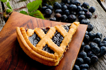 blueberry cake - crostata di mirtilli