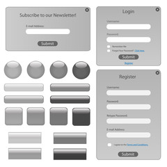 Silver Web Template