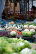 Vegetable stall at market