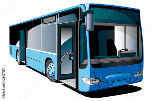 Naklejka dekoracyjna Modern Bus