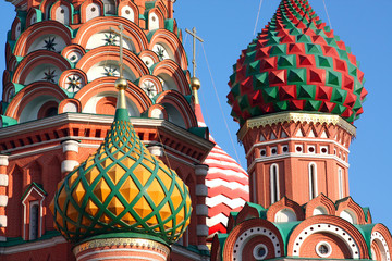 Saint Basil's orthodox cathedral in Moscow, Russia