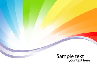 Aufkleber - Vector colorful background