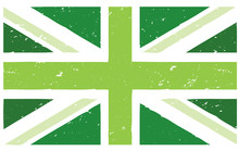 Green Union Jack