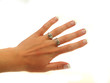 © Jag_cz - Young woman´s hand isolated on white background