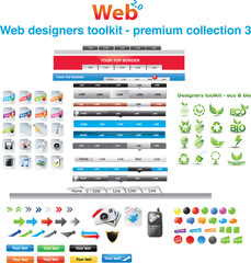 Wall Mural - Web designers toolkit - premium collection 3