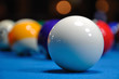 © Ersin Kurtdal - Billiards - Cue ball with other colorful balls