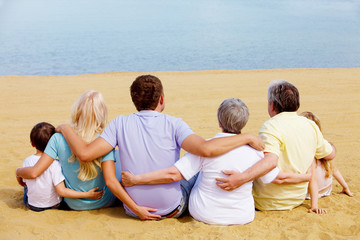 Canvas Print - Big family