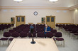 © Nomad_Soul - Boring lecture. Alone sleeping student in empty auditorium