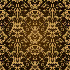  Brown seamless wallpaper pattern