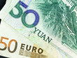 Yuan und Euro