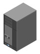 © Igor Nazarenko - Vector illustration of computer server box