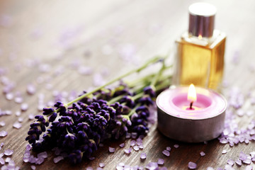  lavender bath salt and massage oil