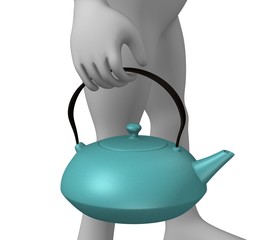 Poster - teapot