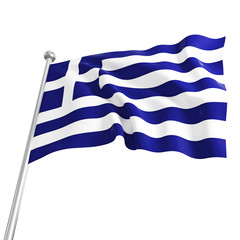 Poster - greek flag