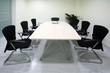 Modern business meeting rooms, tables and chairs