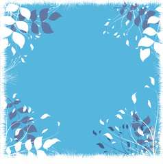 Canvas Print - floral frame