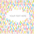 © alvaroc - Multicolored dot background vector point illustration
