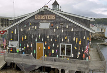 Lobster Markers In Maine, Usa