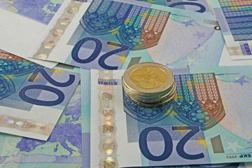 euro notes & coins