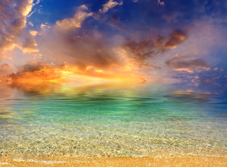Wall Mural - turquoise sea