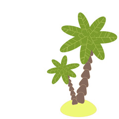 Vector illustration of palm tree