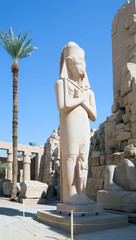 Wall Mural - Statue of Ramses II in Karnak temple