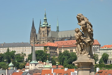 Wall Mural - Prague castle view, Czech Republic