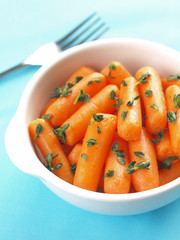 Sticker - baby carrot salad