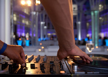 Mid Disc Jockey Working Free Stock Photo - Public Domain Pictures