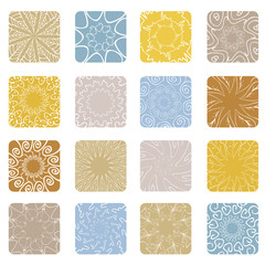 Wall Mural - floral design elements