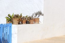 White Mediterranean House Detail Formentera