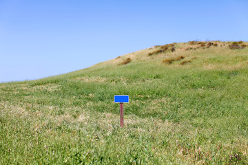 blank sign