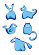 Синенькие / Little blue animals