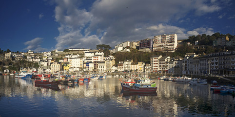 Canvas Print - Panorámica del puerto de Luarca.