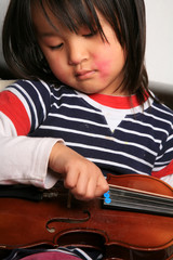 Wall Mural - Violin child