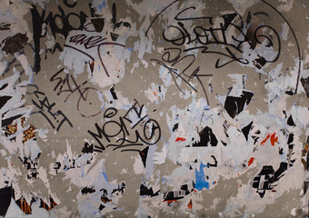 Naklejka na meble Mur de graffitis
