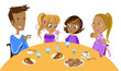 © carlafcastagno - Famiglia multirazziale a colazione