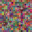 Abstract geometric vector squares background