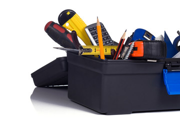 Wall Mural - box full of tools