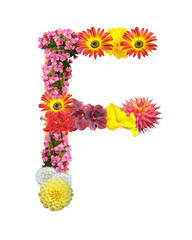 flower letter