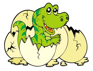 Sticker - Young tyrannosaurus rex